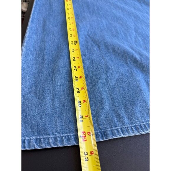 J.Crew Denim T-Shirt Dress Women's Size XXS NWT Boho Picnic Cottage Core Spring - Picture 4 of 8